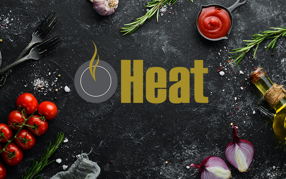 Matbild med Heat logga